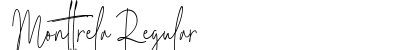 Monttrela Regular Font Preview