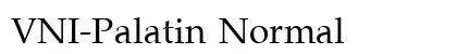 VNI-Palatin Normal Preview