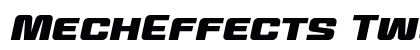 MechEffects Two BB Italic preview MechEffects Two BB Italic preview
