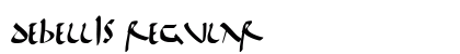 DeBellis Regular Font Preview