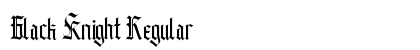 Black Knight Regular font free download