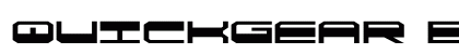 QuickGear Expanded Expanded Font Preview