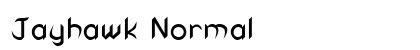 Jayhawk Normal Font Preview