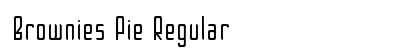Brownies Pie Regular Font Preview