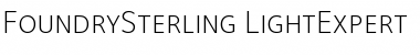 Download FoundrySterling-LightExpert Font