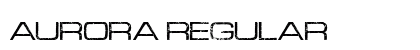 AURORA Regular Font Preview