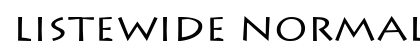 ListeWide Normal Preview