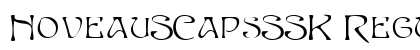 NoveauSCapsSSK Regular Font Preview