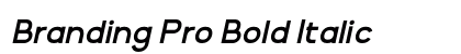 Branding Pro Bold Italic preview