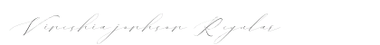 Vineshia jonhson Regular Font Preview