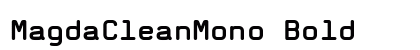 MagdaCleanMono Bold Font Preview