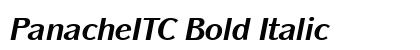 PanacheITC Bold Italic preview PanacheITC Bold Italic preview