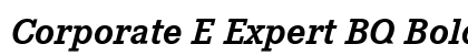 Corporate E Expert BQ Bold Italic preview