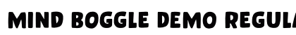 Mind Boggle DEMO Regular Font Preview