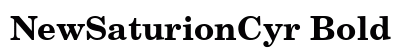 NewSaturionCyr Bold Preview