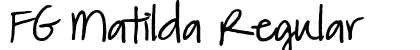 FG Matilda Regular font free download