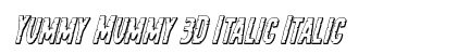 Yummy Mummy 3D Italic Italic preview