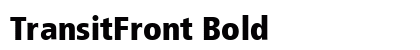 TransitFront Bold Preview