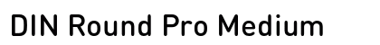 DIN Round Pro Medium Font Preview