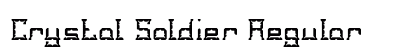 Crystal Soldier Regular Font Crystal Soldier Regular Font Preview