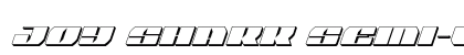 Joy Shark Semi-Condensed 3D Italic Semi-Condensed Italic preview
