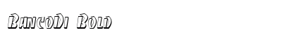 BancoDi Bold Font BancoDi Bold Font Preview