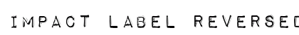 Impact Label Reversed font free download