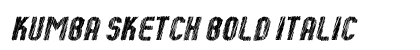 Kumba Sketch Bold Italic preview