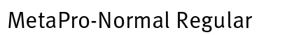 MetaPro-Normal Regular preview MetaPro-Normal Regular preview