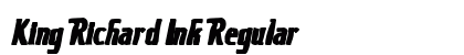 King Richard Ink Regular font free download