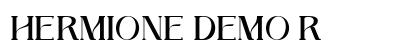 HERMIONE-DEMO Regular Font HERMIONE-DEMO Regular Font Preview