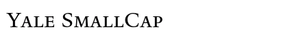 Yale SmallCap font free download