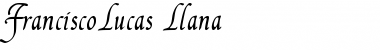 Download FranciscoLucas Llana Font