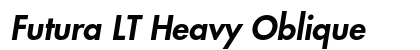 Futura LT Heavy Oblique preview