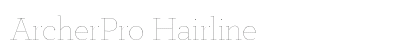 ArcherPro Hairline preview