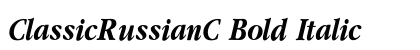 ClassicRussianC Bold Italic preview ClassicRussianC Bold Italic preview