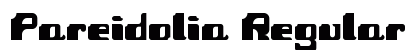 Pareidolia Regular Font Preview Pareidolia Regular Font Preview