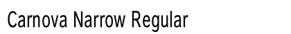 Carnova Narrow Regular font free download