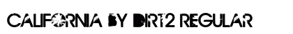 California by Dirt2 Regular Font Preview