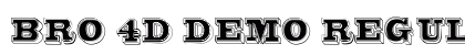 Bro 4D Demo Regular preview Bro 4D Demo Regular preview
