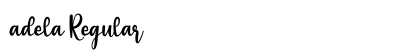 adela Regular Font Preview