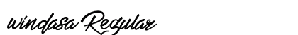 windasa Regular Font Preview
