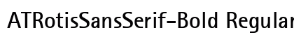 ATRotisSansSerif-Bold Regular font free download
