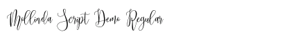 Mollinda Script Demo Regular preview Mollinda Script Demo Regular preview