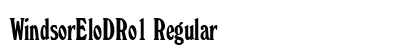 WindsorEloDRo1 Regular font free download