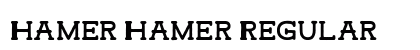 Hamer Hamer Regular preview Hamer Hamer Regular preview