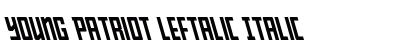 Young Patriot Leftalic Italic preview