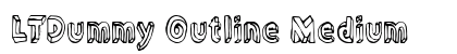 LTDummy Outline Medium font free download