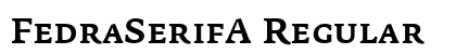FedraSerifA Regular Preview