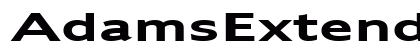 AdamsExtended Bold preview